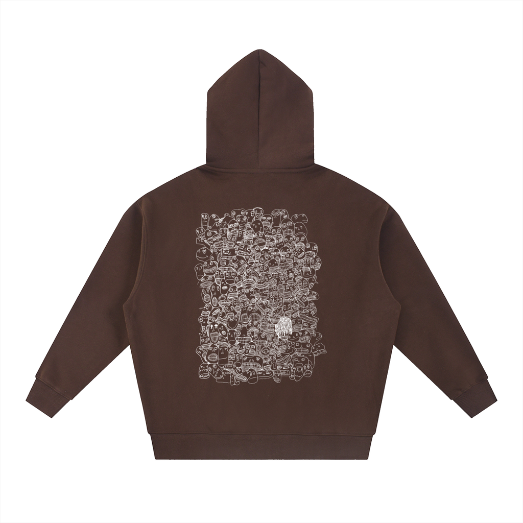 Maze of Faces Zip-Up