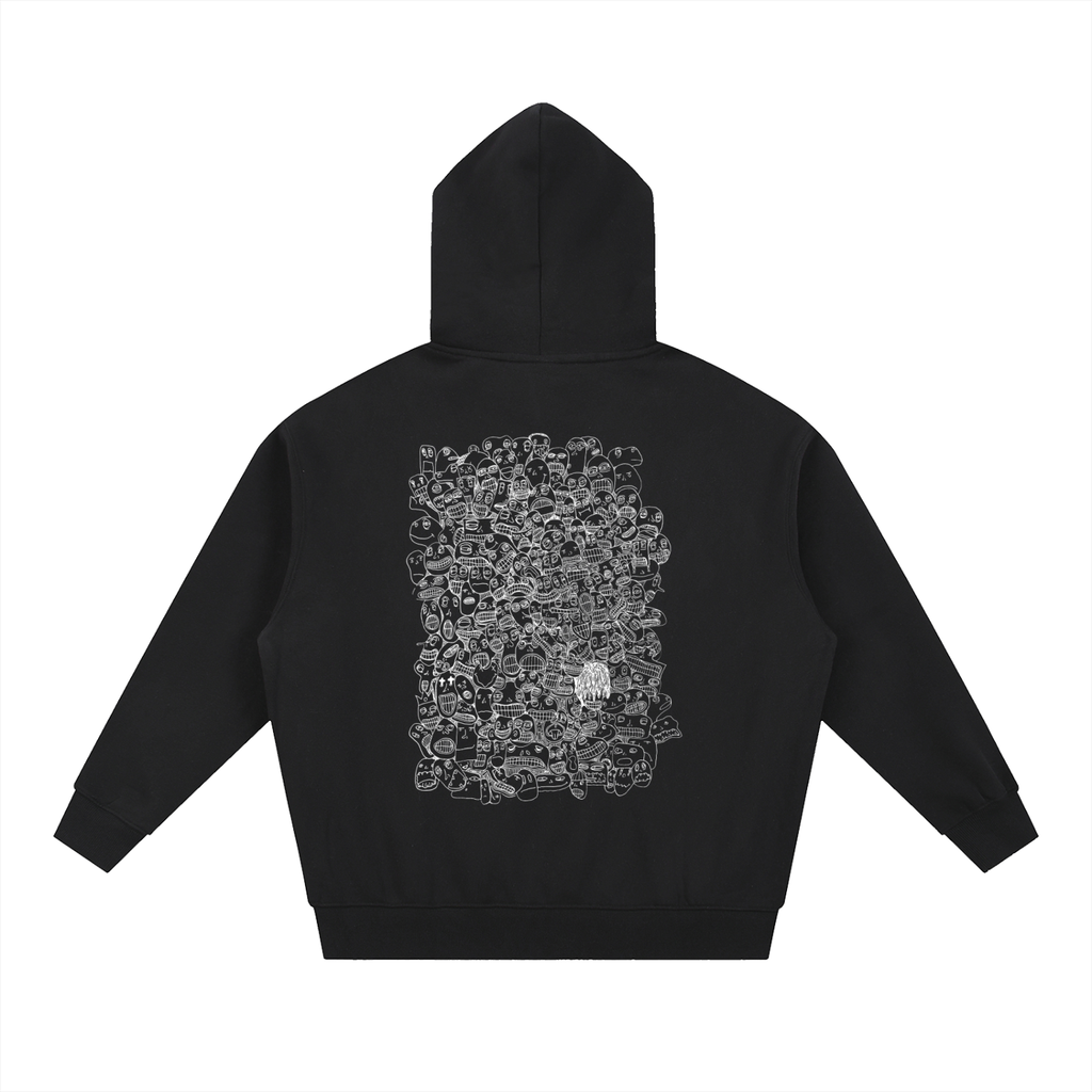 Maze of Faces Zip-Up