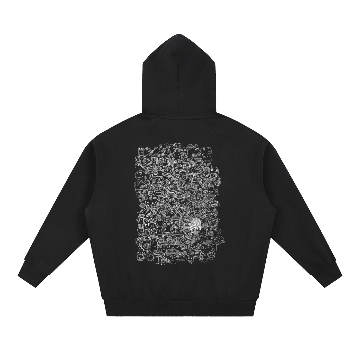 Maze of Faces Zip-Up