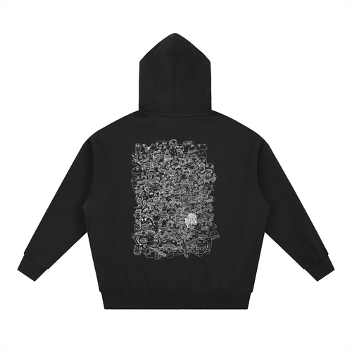 Maze of Faces Zip-Up