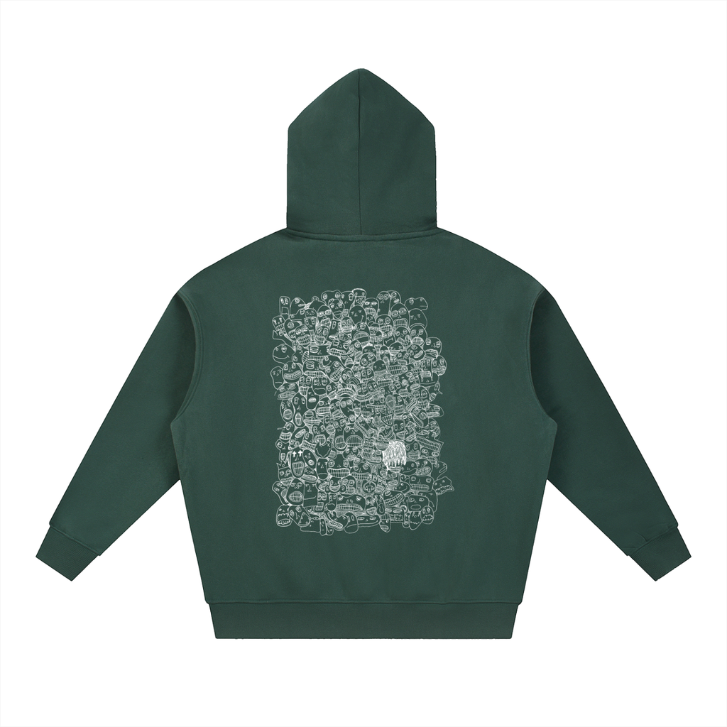 Maze of Faces Zip-Up