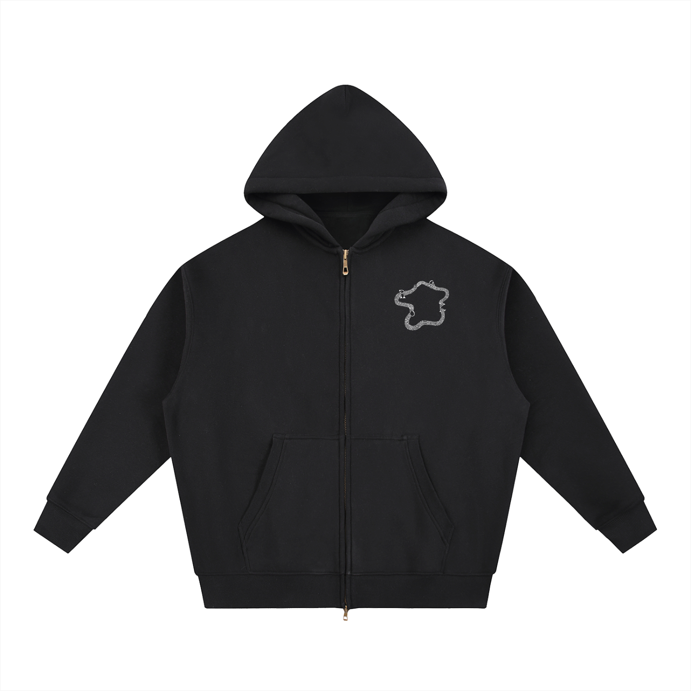 Maze of Faces Zip-Up