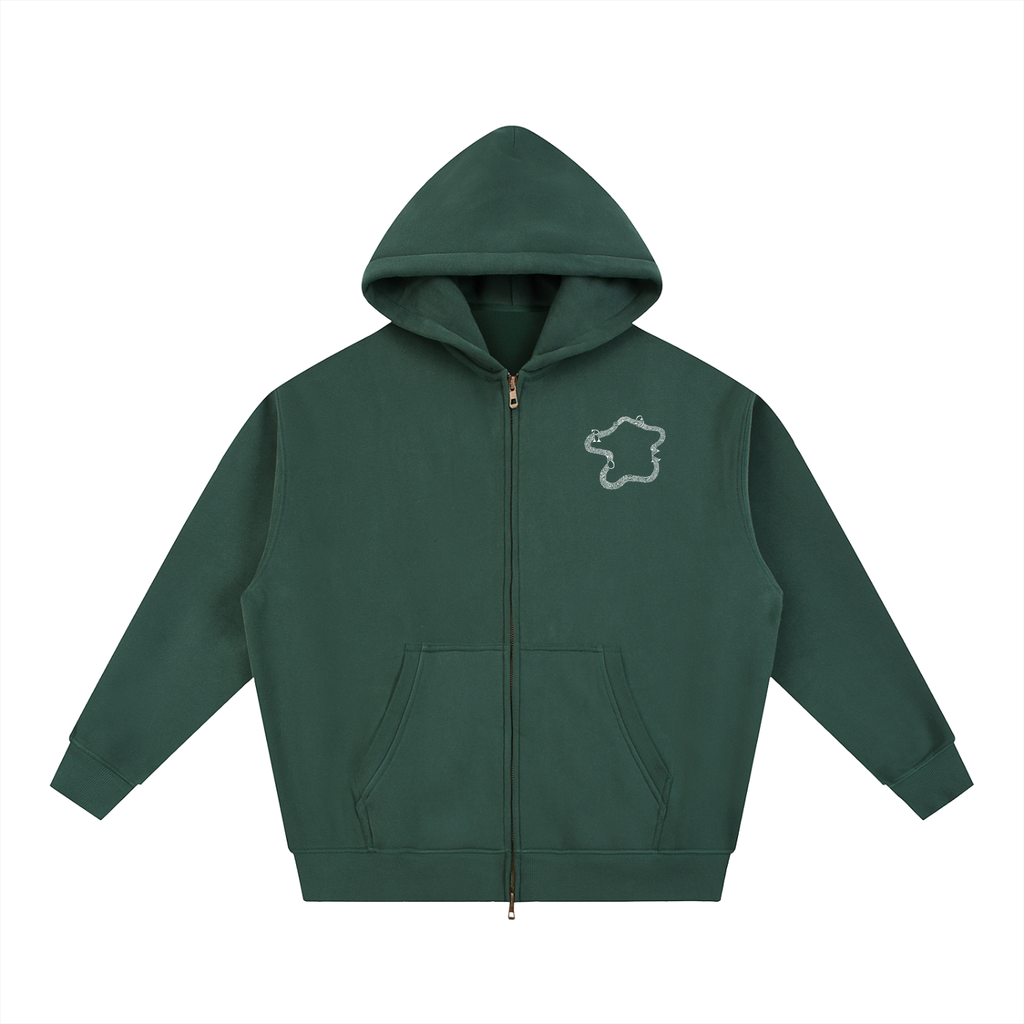 Maze of Faces Zip-Up